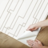 Picture of Geometric Circuits Peel & Stick Wallpaper - Glint