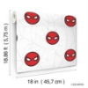 Picture of Spider-Man Icon Peel And Stick Wallpaper - White/Red