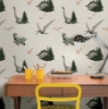 Picture of Jurassic World: Dominion Vintage Dinosaurs Peel And Stick Wallpaper - Green