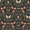 Picture of Penny Lane: Forest Cottage Bee And Butterfly Peel and Stick Wallpaper - Black