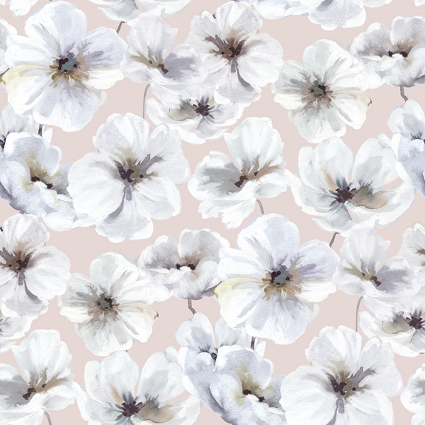 Picture of Tamara Day Hawthorn Blossom Wallpaper - Blush