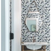 Picture of Tamara Day Hawthorn Blossom Wallpaper - Navy