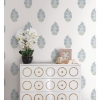 Picture of Tamara Day Dutch Floral Wallpaper - Blue