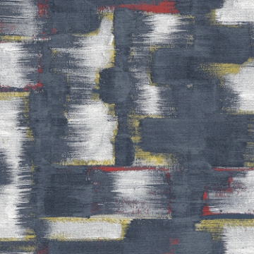 Picture of Tamara Day Modern Ikat Wallpaper - Navy