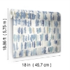 Picture of Tamara Day Watercolor Fountain Wallpaper - Blue