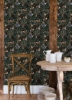 Picture of Clara Jean Folklore Forest Peel and Stick Wallpaper - Black