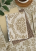 Picture of Boho Baroque Damask Peel & Stick Wallpaper - Taupe & Gold