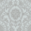 Picture of Boho Baroque Damask Peel & Stick Wallpaper - Blue & Silver