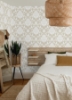 Picture of Damask Peel & Stick Wallpaper - Taupe