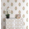 Picture of Tamara Day Dutch Floral Wallpaper - Coral