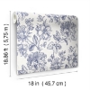 Picture of Tamara Day Flower Girl Wallpaper - Blue