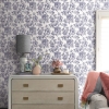 Picture of Tamara Day Flower Girl Wallpaper - Blue