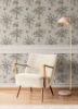 Picture of Flowering Peace Tree Peel & Stick Wallpaper - Taupe