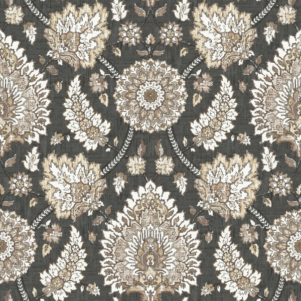 Picture of Waverly Clifton Hall Peel & Stick Wallpaper - Charcoal