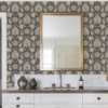 Picture of Waverly Clifton Hall Peel & Stick Wallpaper - Charcoal