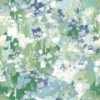 Picture of Waverly Abstract Garden Peel & Stick Wallpaper - Blue