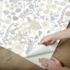 Picture of Waverly Fiona Floral Peel & Stick Wallpaper - Neutral