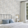 Picture of Waverly Fiona Floral Peel & Stick Wallpaper - Neutral