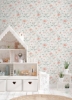 Picture of Clara Jean Flower Market Peel & Stick Wallpaper - Pink/Jade