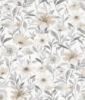 Picture of Clara Jean Flower Market Peel & Stick Wallpaper - Neutral