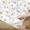 Picture of Clara Jean Flower Market Peel & Stick Wallpaper - Neutral