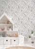 Picture of Clara Jean Flower Market Peel & Stick Wallpaper - Neutral