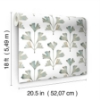 Picture of Cat Coquillette Gingko Peel & Stick Wallpaper - Jade