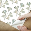 Picture of Cat Coquillette Gingko Peel & Stick Wallpaper - Jade