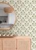 Picture of Cat Coquillette Gingko Peel & Stick Wallpaper - Almond/Fern