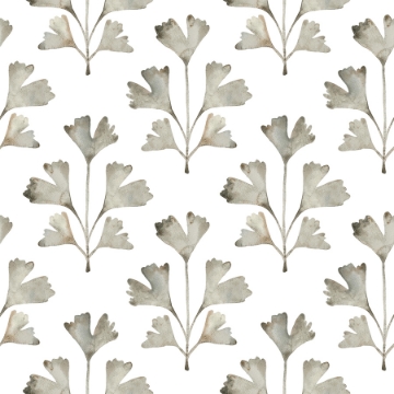 Picture of Cat Coquillette Gingko Peel & Stick Wallpaper - Neutral