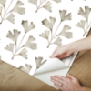 Picture of Cat Coquillette Gingko Peel & Stick Wallpaper - Neutral