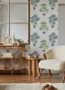 Picture of Cat Coquillette Bonsai Peel & Stick Wallpaper - Green/Blue