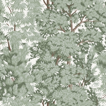 Picture of Ardian Peel and Stick Wallpaper - Green/White