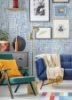 Picture of Warren Peel and Stick Wallpaper - Blue