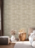 Picture of Dimensional Square Plaster Peel and Stick Wallpaper - Taupe