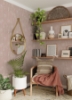 Picture of Maisey Peel & Stick Wallpaper - Pink