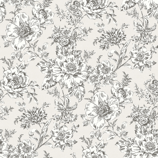 Picture of Winifred Peel & Stick Wallpaper - Taupe