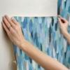 Picture of EttaVee Brushstroke Peel & Stick Wallpaper - Blue & Green