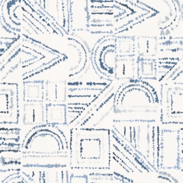 Picture of Brisbane Peel & Stick Wallpaper - Blue