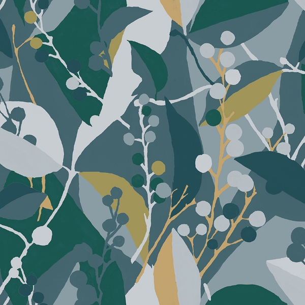 Picture of Adelaide Peel & Stick Wallpaper - Teal