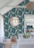 Picture of Adelaide Peel & Stick Wallpaper - Teal