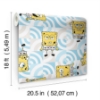 Picture of SpongeBob SquarePants Funny Faces Peel and Stick Wallpaper - Blue