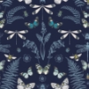 Picture of Hidden Treasures Peel and Stick Wallpaper - Blue