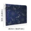 Picture of Zodiac Dreams Peel and Stick Wallpaper - Navy