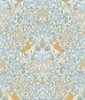 Picture of Garden Aviary Peel and Stick Wallpaper - Sky Blue