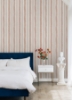 Picture of Mr. Kate Winston Watercolor Stripe Peel and Stick Wallpaper - Potters Clay Peach