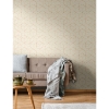 Picture of Striped Hexagon Peel and Stick Wallpaper - White & Gold