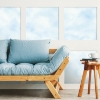 Picture of Cloud Peel and Stick Wallpaper - Blue