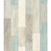 Picture of Weathered Wood Peel and Stick Wallpaper - Blue