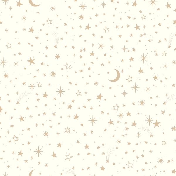 Picture of Twinkle Little Star Gold Peel and Stick Wallpaper